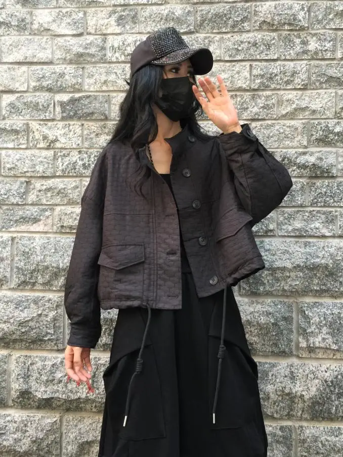 Большие размеры 2024 осенняя новая уличная персонализированная карманная