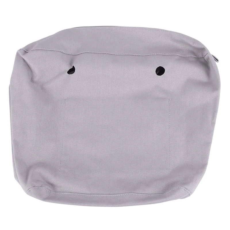 

Waterproof Solid Canvas Insert Inner Lining Insert Zipper Pocket For Obag O Bag Handbag Bag