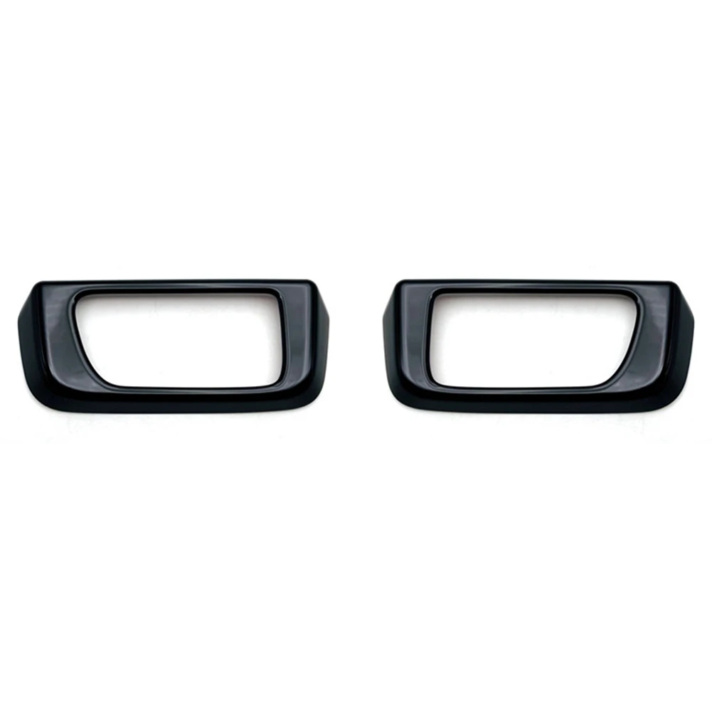 

2 шт. глянцевая черная внутренняя дверная ручка крышка чаши панели отделка для Daihatsu ATRAI / HIJET груза 2022 + RHD внутренние молдинги