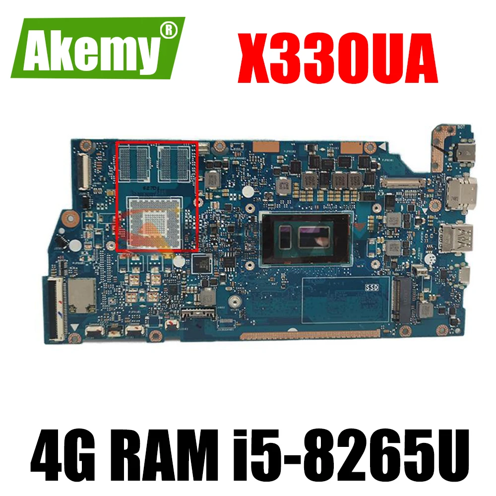 

For Asus VivoBook S13 X330F S330FA S330FN S330F X330FN X330FD Laptop Mainboard X330FA Motherboard W/ i5-8265U CPU 4G RAM