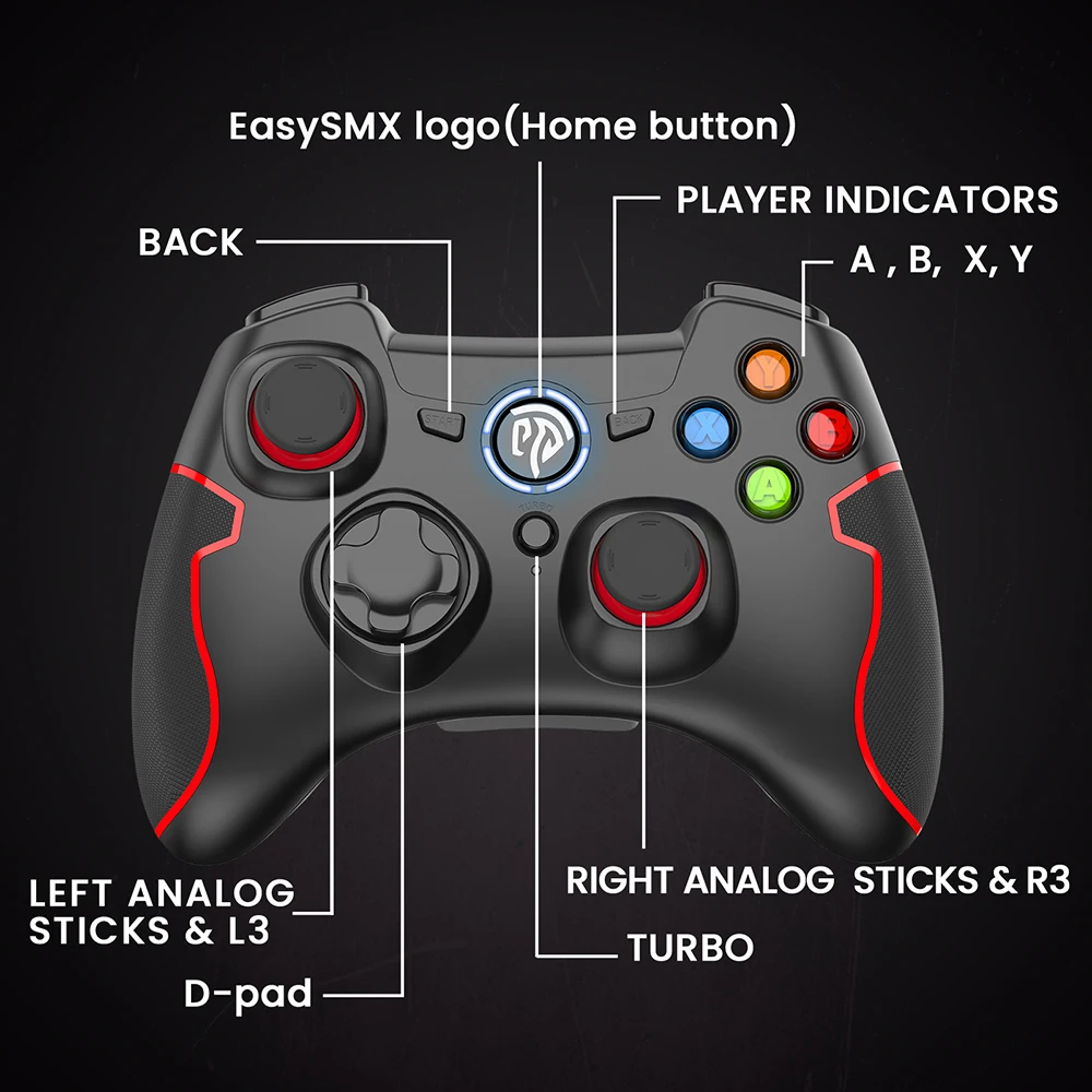 Джойстик для ПК беспроводной контроллер PS3 Nintendo Switch Android телефона ТВ-приставки