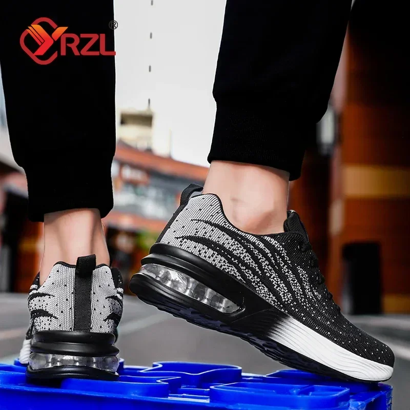 YRZL/мужская обувь дышащие мужские кроссовки повседневная на воздушной подушке
