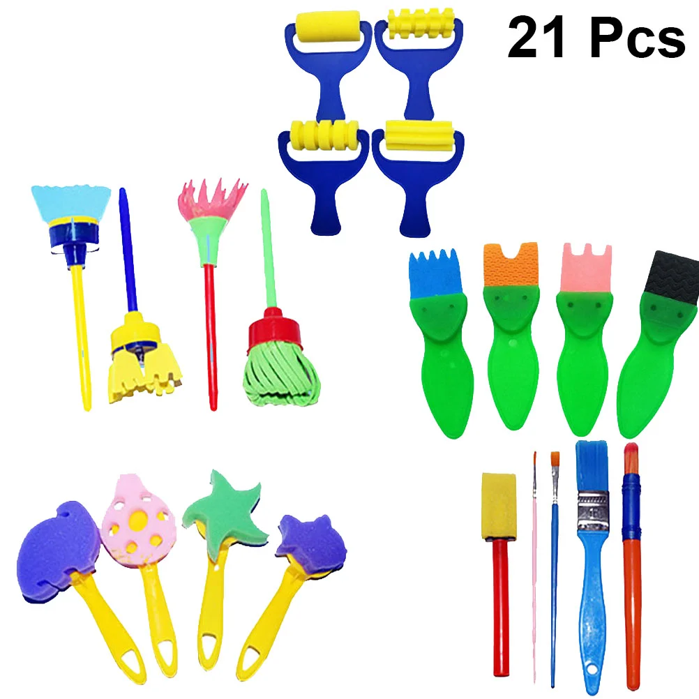 

21Pcs Painting Brushes Creative Graffiti Brush for Students Girls Boys