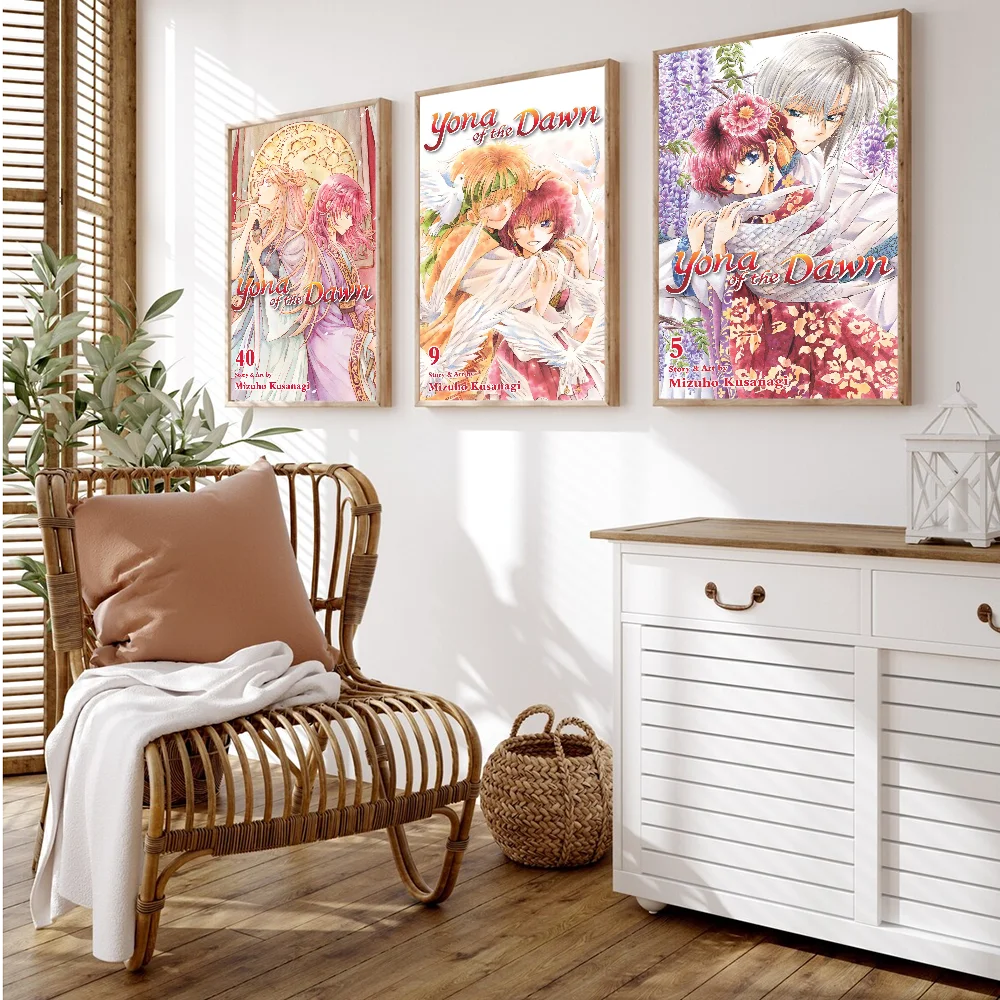 Клейкий постер сделай сам Yona of the Dawn винтажный Декор для комнаты бара кафе