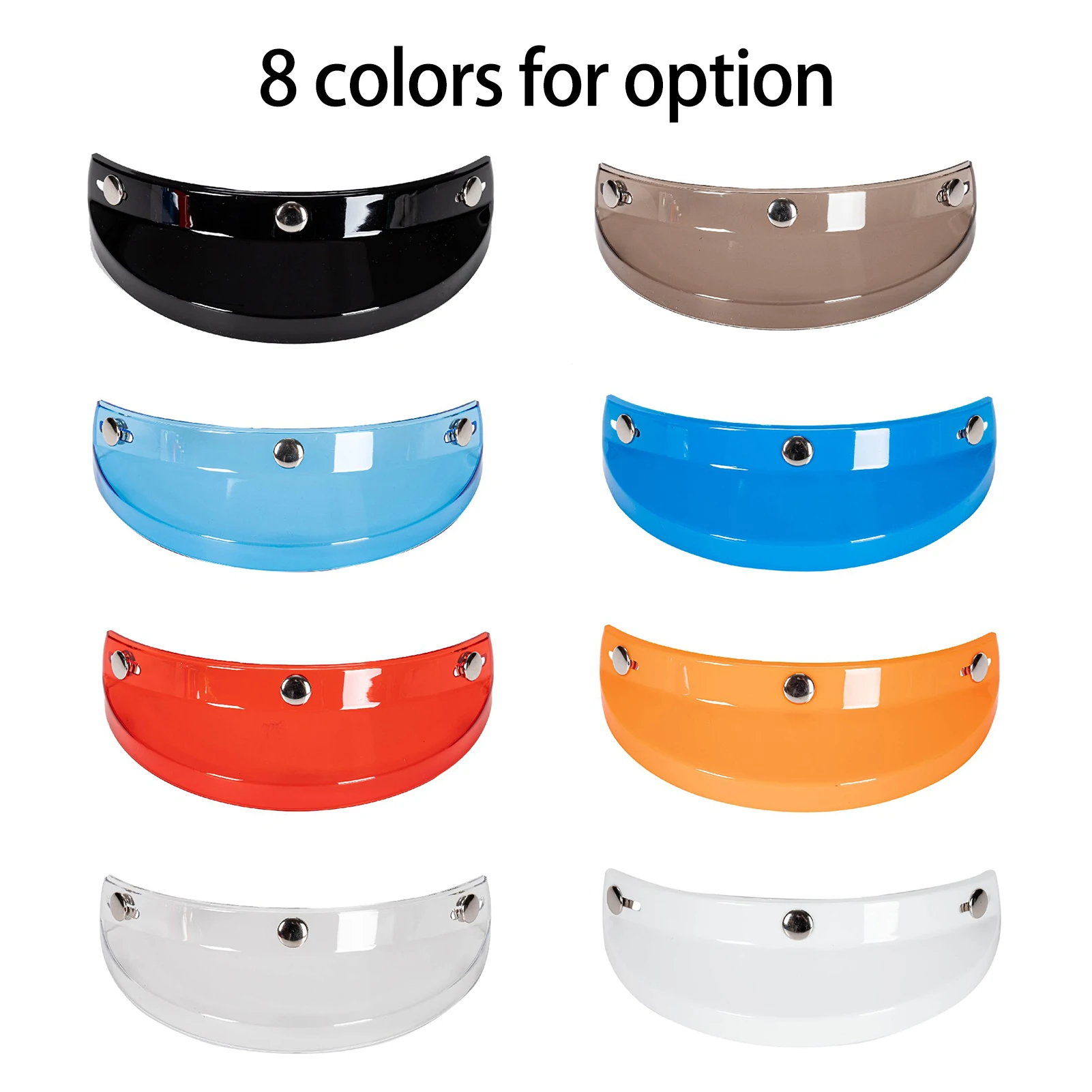 Универсальный мотоциклетный 3-кнопочный козырек с откидной крышкой открытым