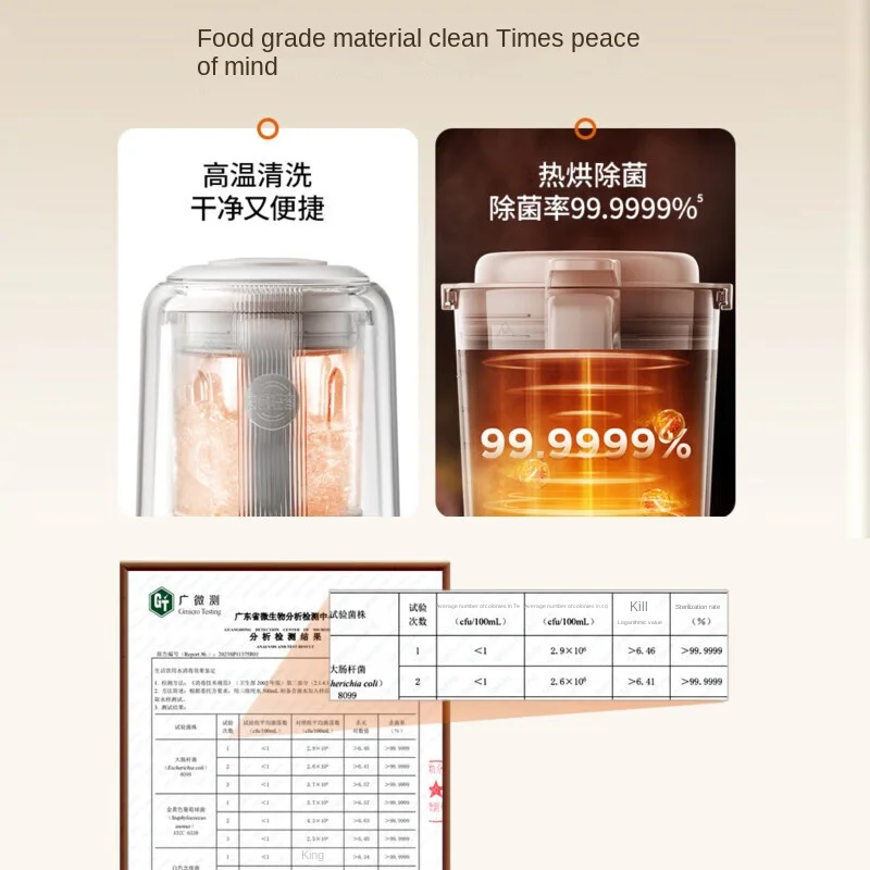 Высокоскоростной блендер Joyoung с технологией шумоподавления и сенсорным экраном