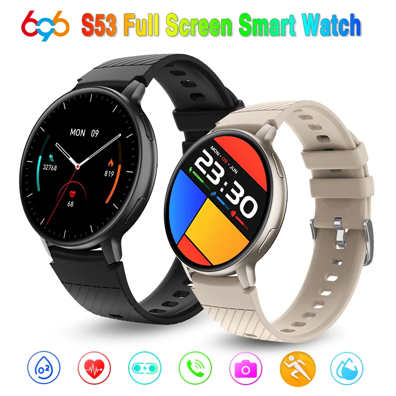 

S53 New 1.39 Inch Men Women 100+ Sport Modes Smart Watch Blue Tooth Call Heart Rate Watches Waterproof Music 2023 Smartwatch