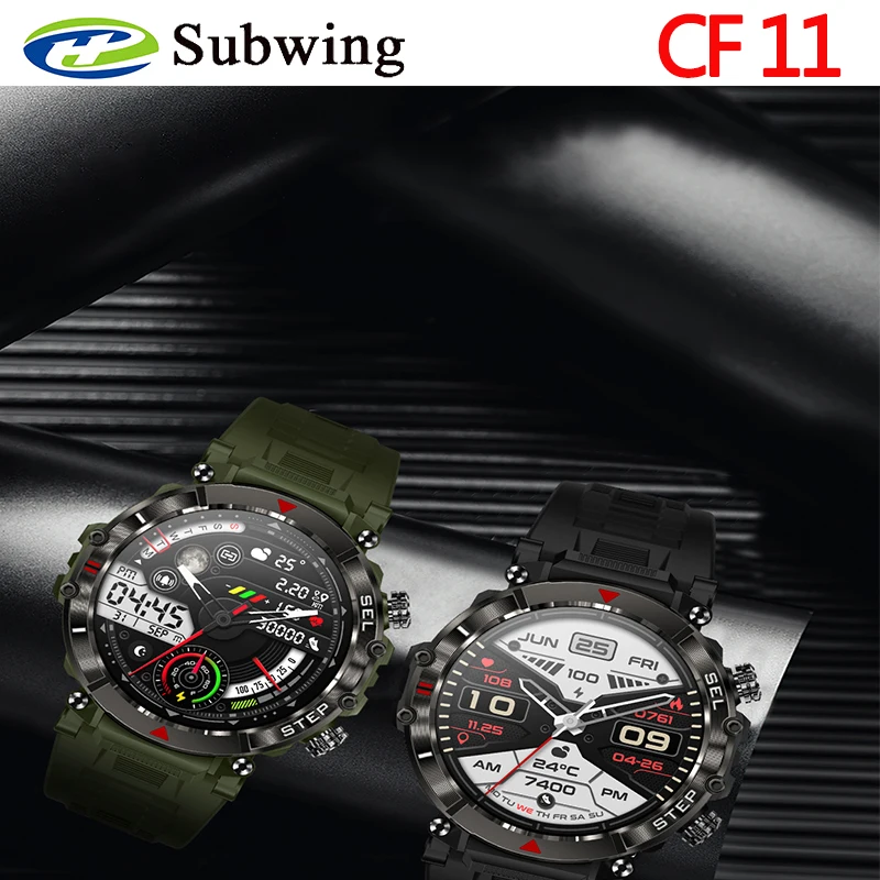 Смарт-часы CF11 для мужчин и женщин, Bluetooth, 1,39 дюйма, Беспроводная зарядка, спортивные Смарт-часы 2023