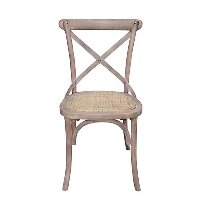 Американский деревенский обеденный стол из цельной древесины домашний для