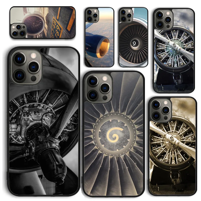 Чехол для телефона Vintage Plane Engine Aircraft для iPhone 14 12 13 mini 5 6 7 8 PLUS X XS XR 11 PRO MAX SE 2020, задняя крышка Fundas on.