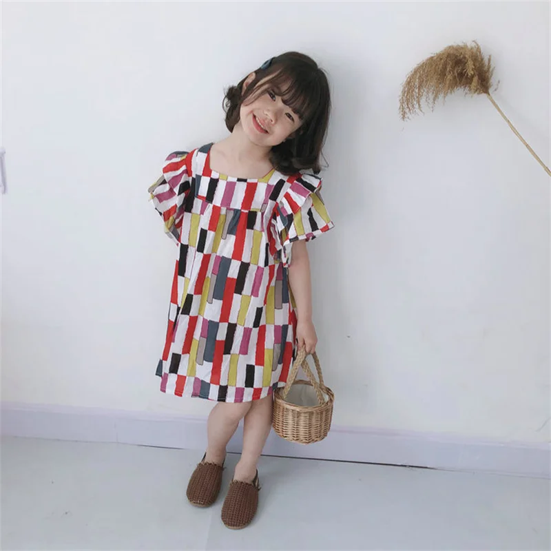 

Girl Dress Kids Skirts Spring Summer Cotton 2022 Charming Flower Girl Dress Party Evening Gown Beach Gift Comfortable Children C