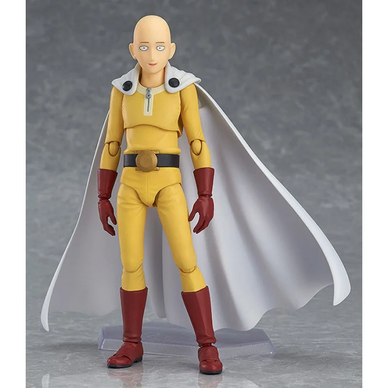 Фото 15 см аниме One Punch Man Сайтама Figma 310 ПВХ фигурка Коллекционная модель игрушки подарок на день рождения №3