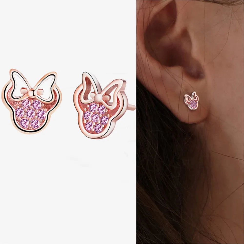 

MYBEBOA Real 925 Sterling Silver Flower Ear Studs Daisy Moon Earrings Hoops Exquisite Party For Women Jewelry Gift