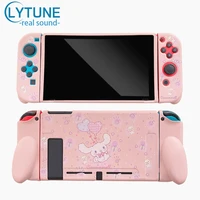 game console protective shell for nintendo switch case cartoon cute pink soft tpu cover back grip shell for nintendo switch