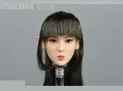 

FLAGSET FS-73039 1:6 Asian Girl Head Sculpt Unpainted for 12" Action Figure Doll In Stock