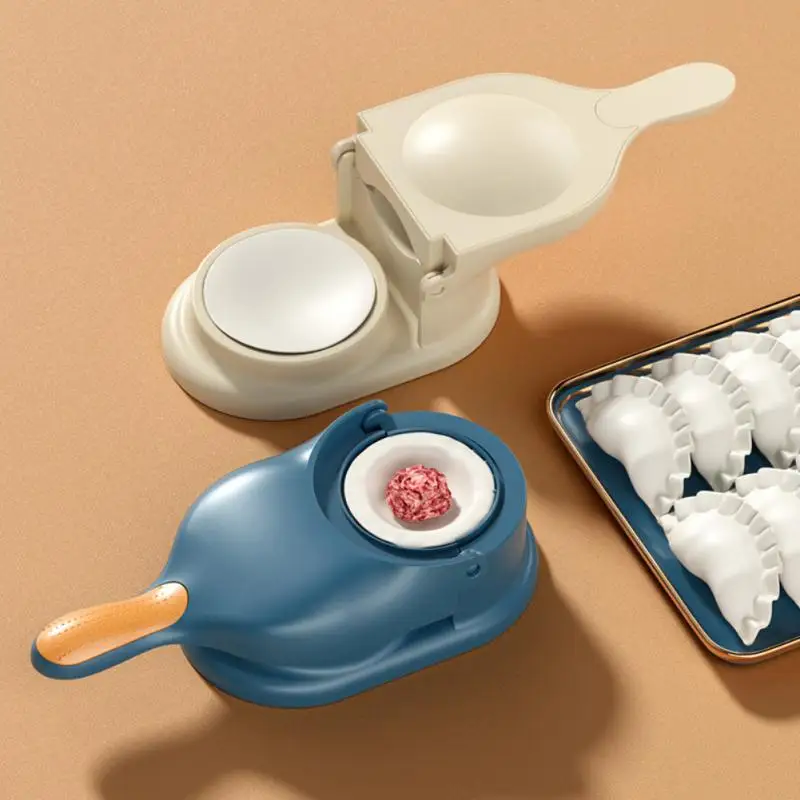 

Dumpling Mould Baking Portable Dough Pressing Tool Dumpling Maker Food Grade Pp Dumpling Pressing Tool Kitchen Accessories 2 In1