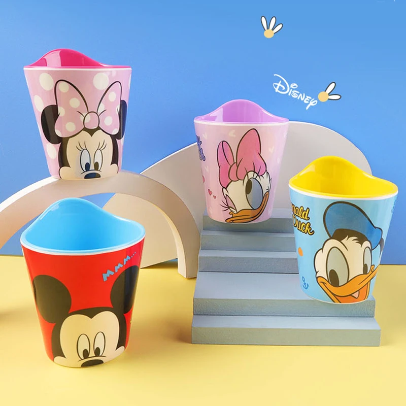 

Disney Children's Cup New Princess Mickey Cartoon Pattern Cute Boy Girl Baby Cup Milk Juice Melamine Drop Resistant Cup
