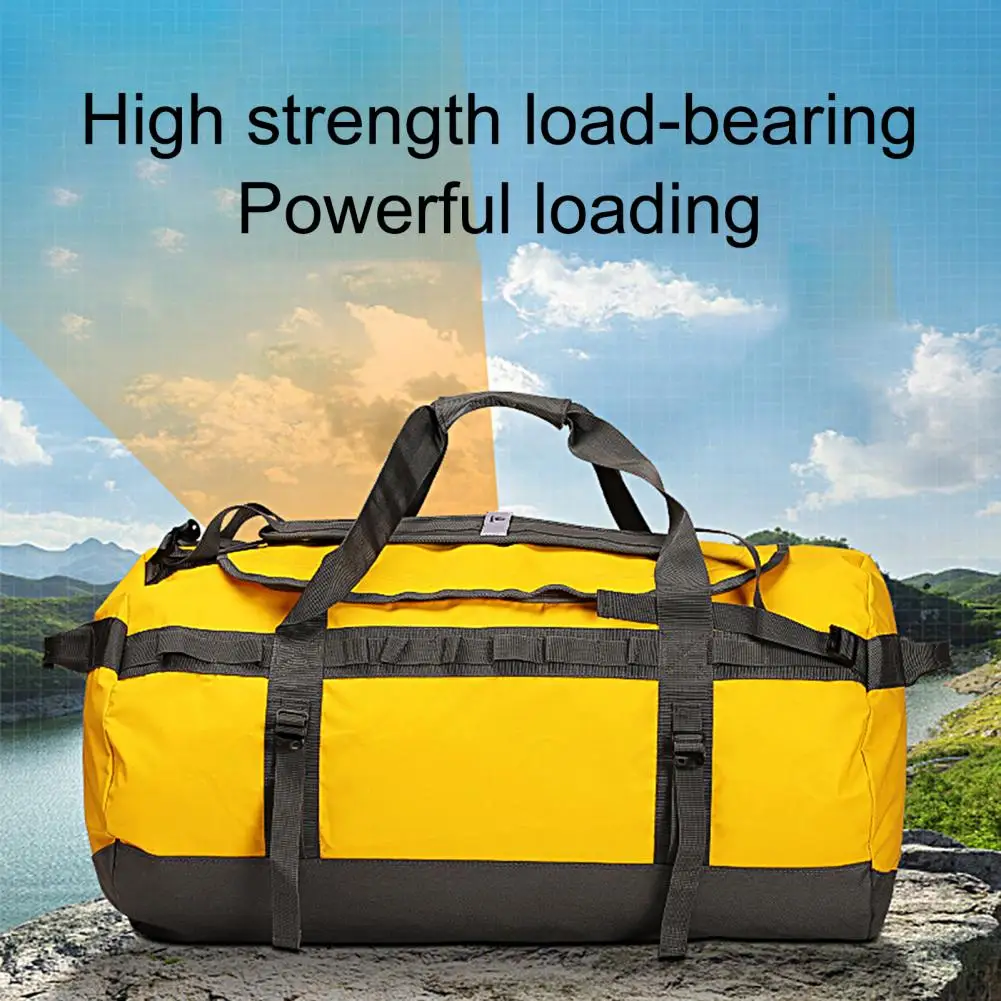 

Походный альпинистский рюкзак унисекс, двойные Наплечные ремни с ручкой, водонепроницаемая уличная Сумка для кемпинга, альпинизма, 100 л