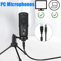 professional usb3 5mm condenser microphones for pc computer laptop singing recording studio gaming streaming youtube video