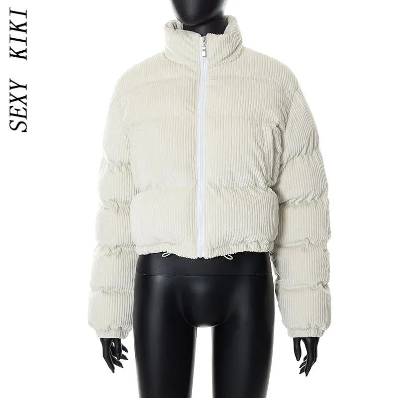 Women's 2022 autumn and winter fashion stand-up collar cotton clothes ins tide thick coat warm bread clothes