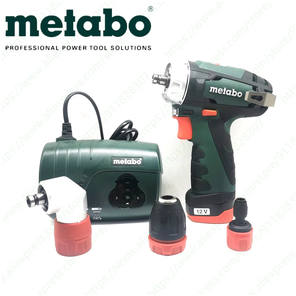 

Быстросменный патрон METABO 10,8 в 12 В, угловой зажим с головкой, электрическая дрель, литиевая дрель, многофункциональный электрический шуруповерт