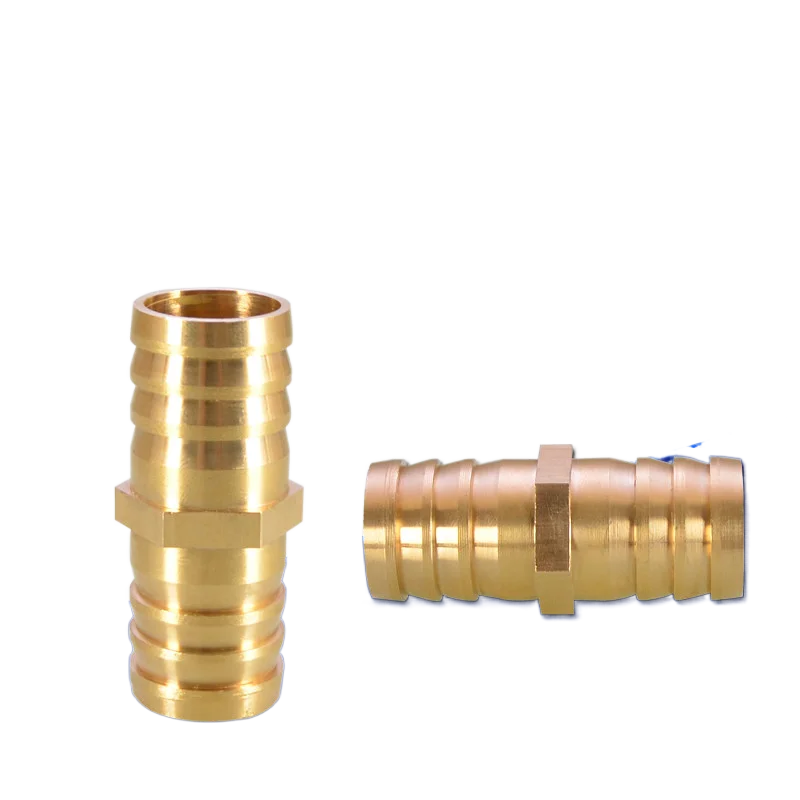 

1PCS Barb Hosetail Straight Hose Joiner OD 3 4 6 8 10 12 14 16 18 19 25mm Adapters Transfer Brass Pipe Fitting Water Gas Oil