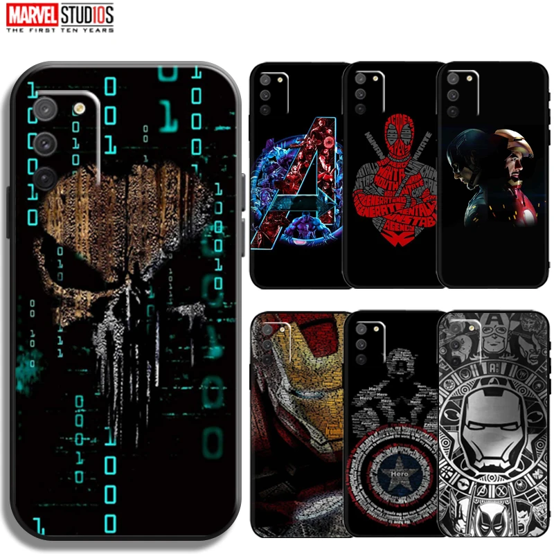 

Marvel Avengers Phone Case For Samsung Galaxy S10 Lite Carcasa Ultra-Thin Soft TPU Silicone Cover Bumper Coque