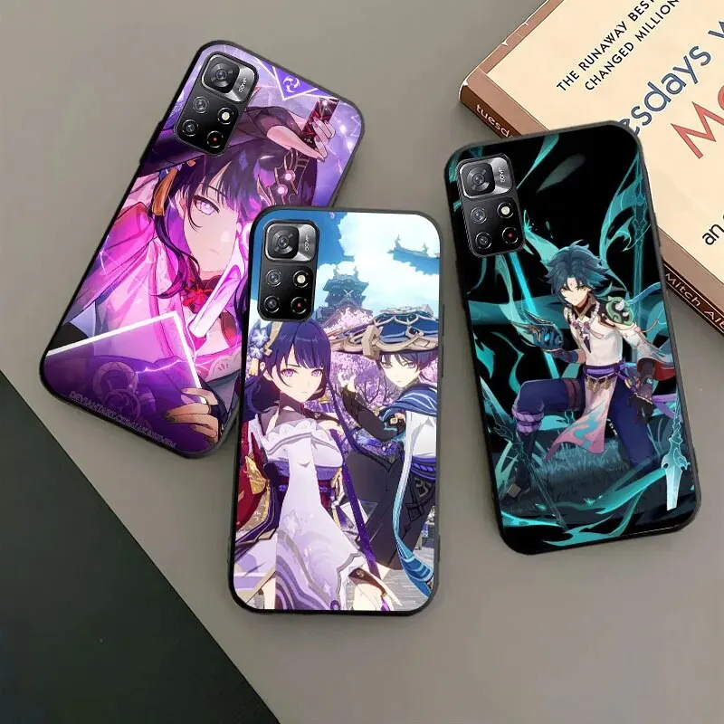 RK-30 Genshin силиконовый чехол для Huawei Nova 5T Y5P Y6 Y6S Y6P Y7 Y7A Y9 Y9A Y89 Y8S Y9S Prime