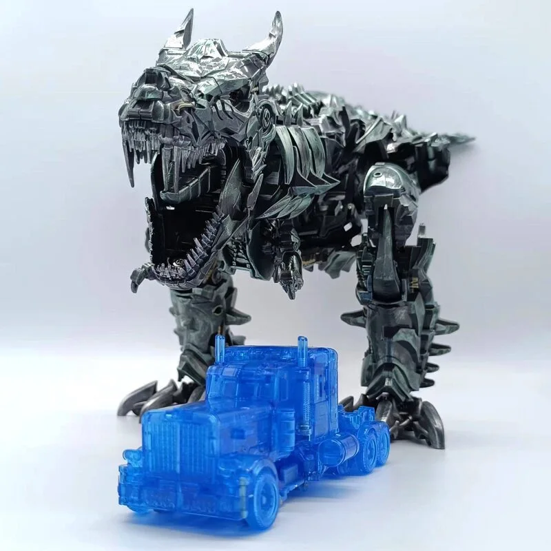 Фото Фигурка-трансформер Grimlock с командиром OP (Baiwei TW1101 TW-1101) из серии фильмов, KO SS07, модель робота, игрушка, подарок №5