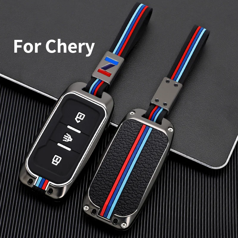 

Флуоресцентный металлический чехол для автомобильного ключа чехол для брелока Дистанционного Управления чехол для автомобильных аксессу...