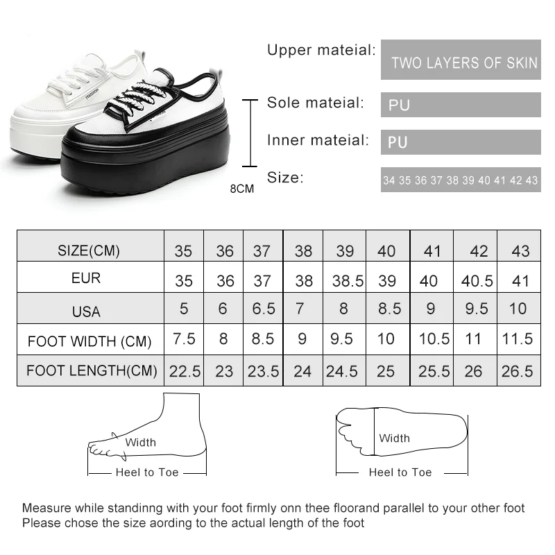 Sneakers Women's Spring 2023 New Fashion Platform Lightweight Student Sneakers Breathable Skateboard Shoes Ladies