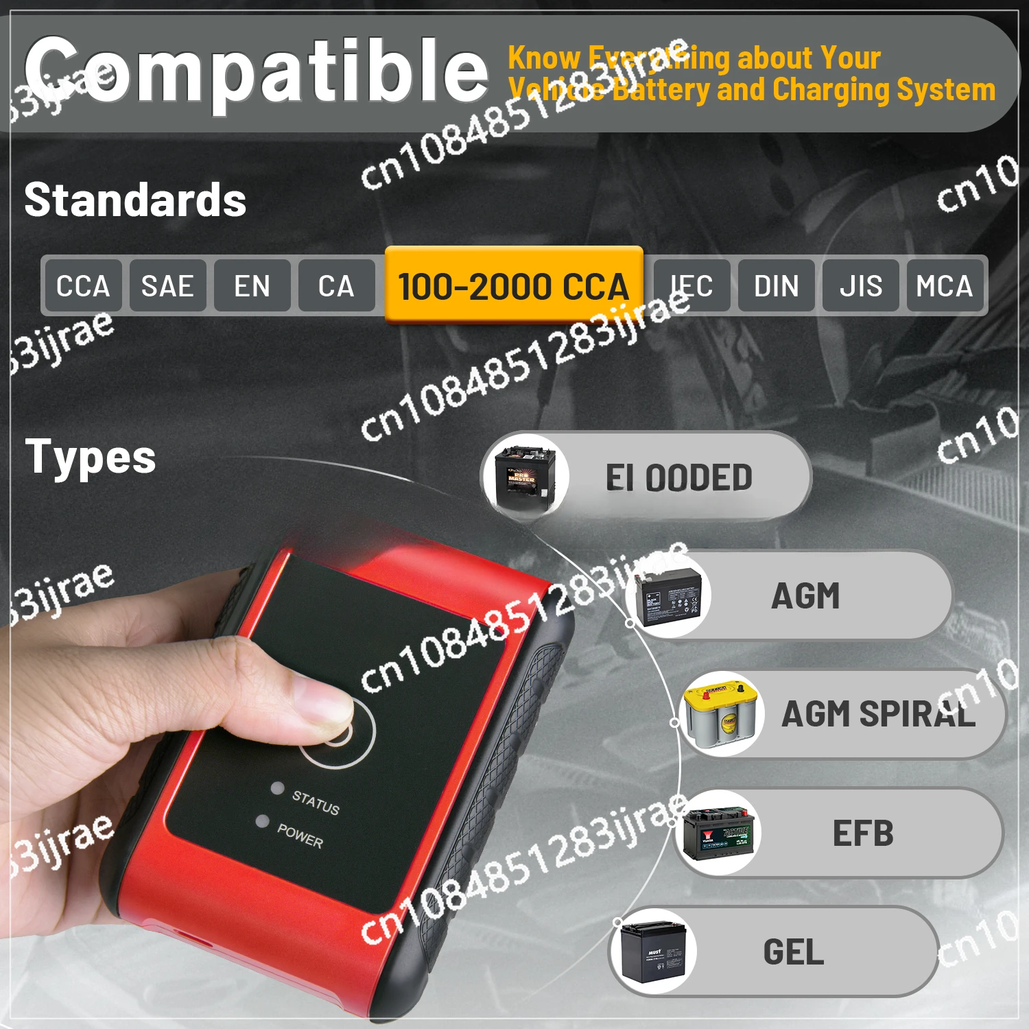 Новый оригинальный инструмент для анализа автоматической батареи и