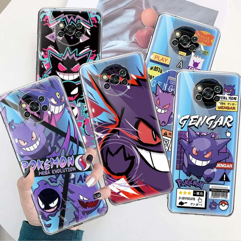 

Cases Pokemon Gengar Anime Cartoon Japan For Xiaomi Mi M5s M5 11 Lite 11T 5G 13 12T Pro POCO X3 NFC 10T 12X 9T POCO M3 Note 10