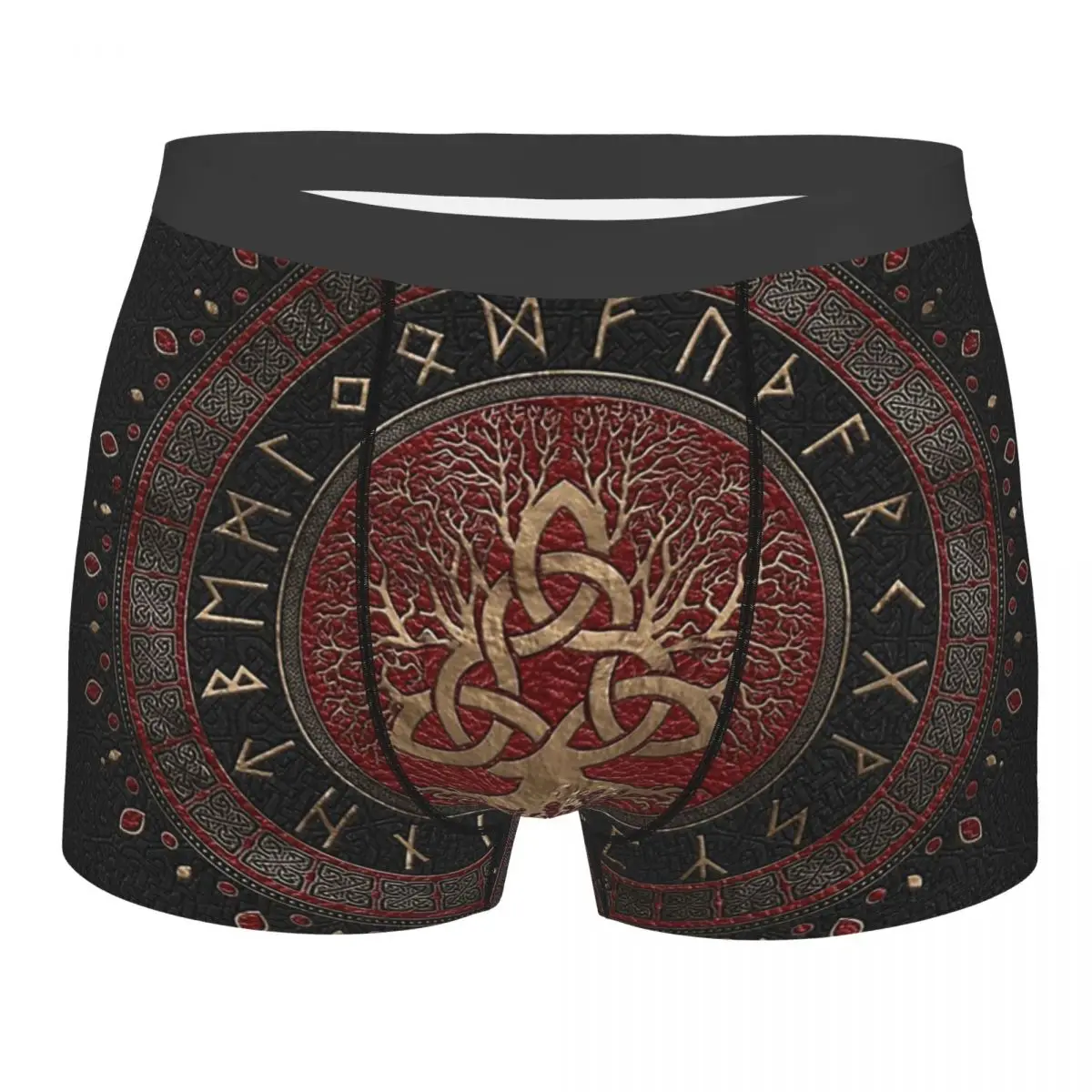

Tree Of Life With Triquetra Viking Men Underwear Vikings Valhalla Boxer Shorts Panties Printed Soft Underpants for Male S-XXL