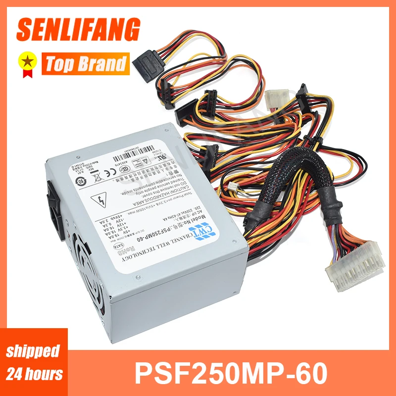 PSF250MP-60 PSU для Dahua DVR NVR 8016HS 8116 8035HS 8632N SATA * 8 250 Вт, импульсный источник питания, Восстановленный