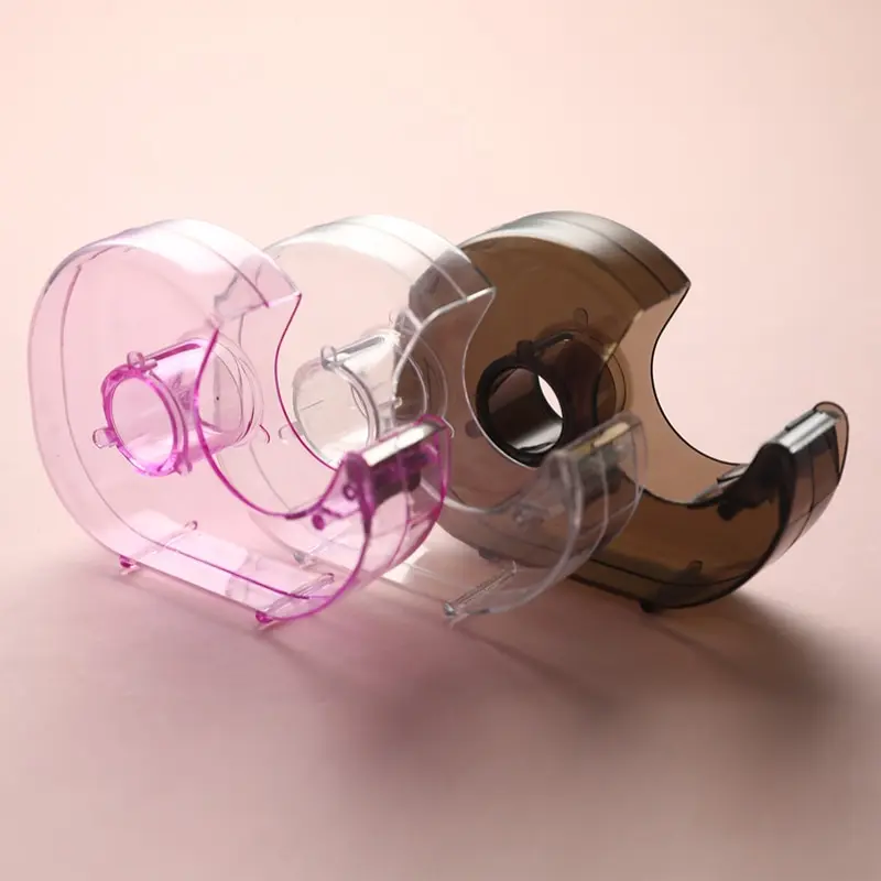 

Random Color Transparent Tape Holder Invisible Snail Adhesive Paper Holder Student Tape Dispenser Acrylic Stationery