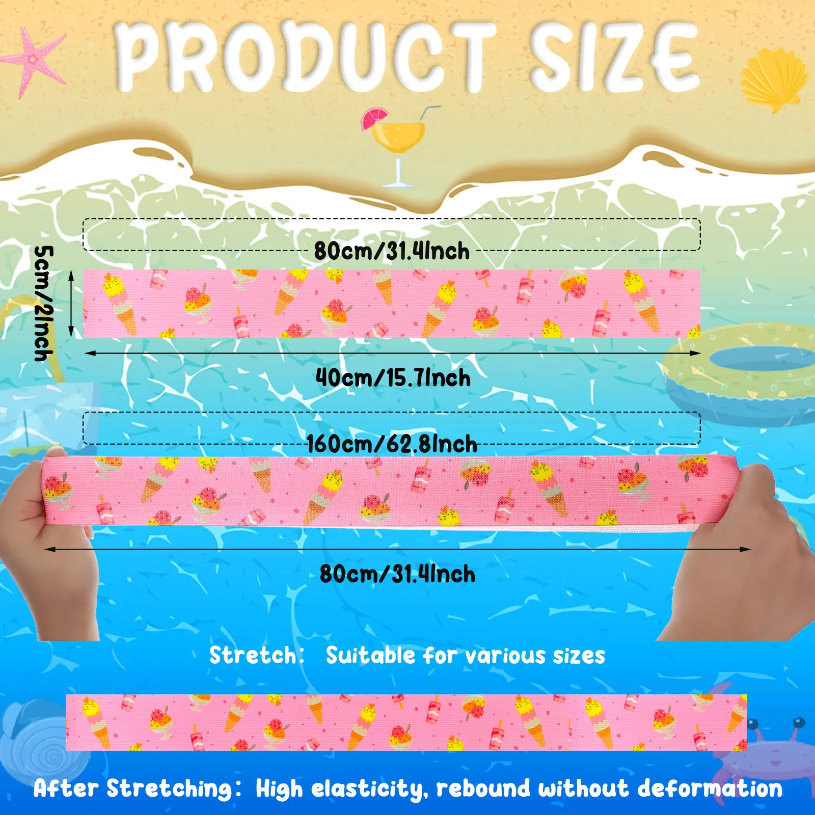 

10 Packs Towel Bands for Beach Towel Clips Strap for Pool