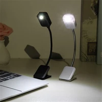 lamp pc phone flashlight beside bed table desk flexible reading led book light ebook book reader nightlight clip on