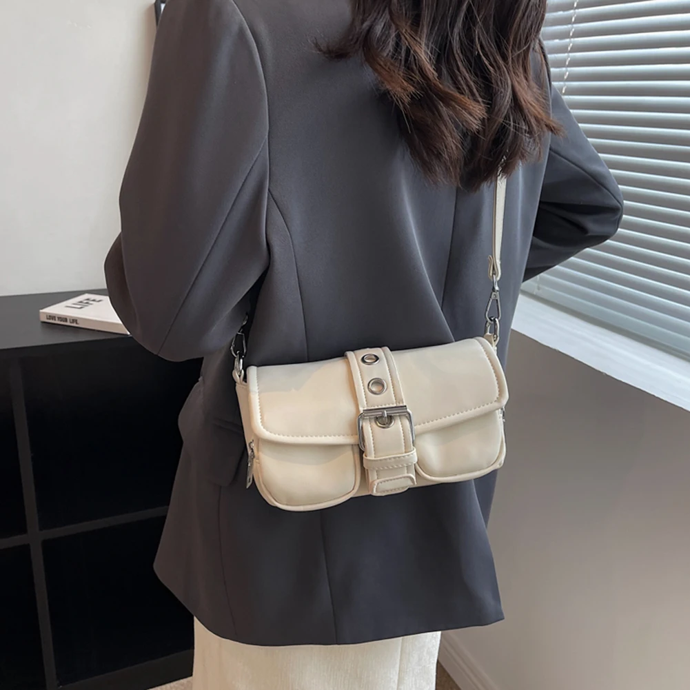 

Женская сумка через плечо, Повседневная Дорожная сумка на цепочке, модная мягкая Регулируемая портативная простая сумка из искусственной к...