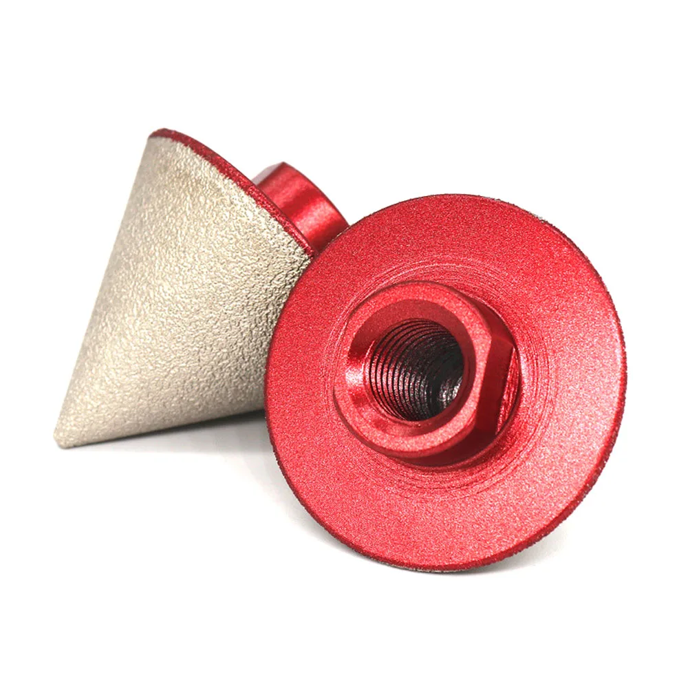 

Milling Bits for Enlarging Polishing Bevelling Holes Vacuum-Brazed Diamond Chamfer Bit Round-bevel onTiles Ceramic Glass