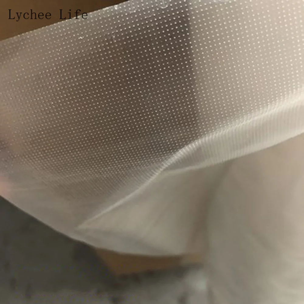 Lychee Life 35U 1 ярд Водорастворимая вышивальная подкладка для шитья с помощью утюга