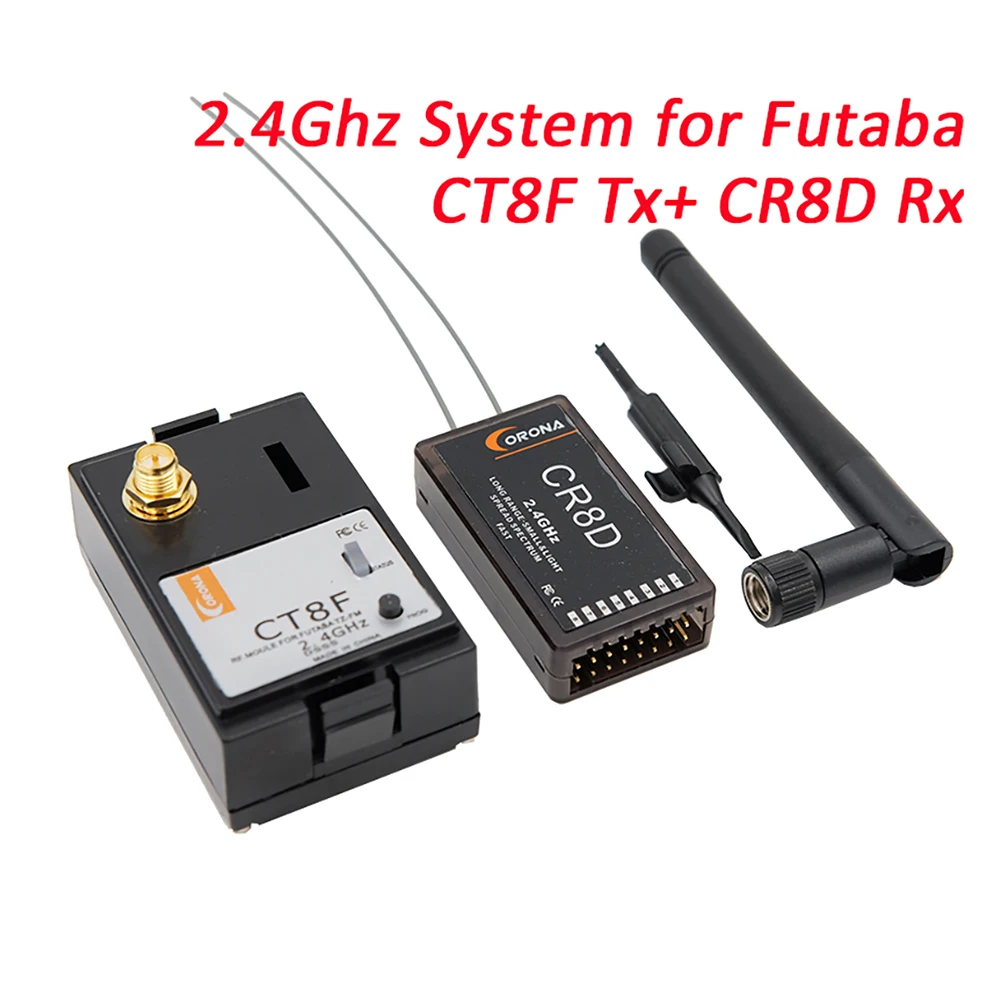 Комплект для сборки моделей Игрушек Corona 2 4 ГГц Futaba/ HiTec модуль Tx Rx CR8D и CT8F (V2 DSSS)