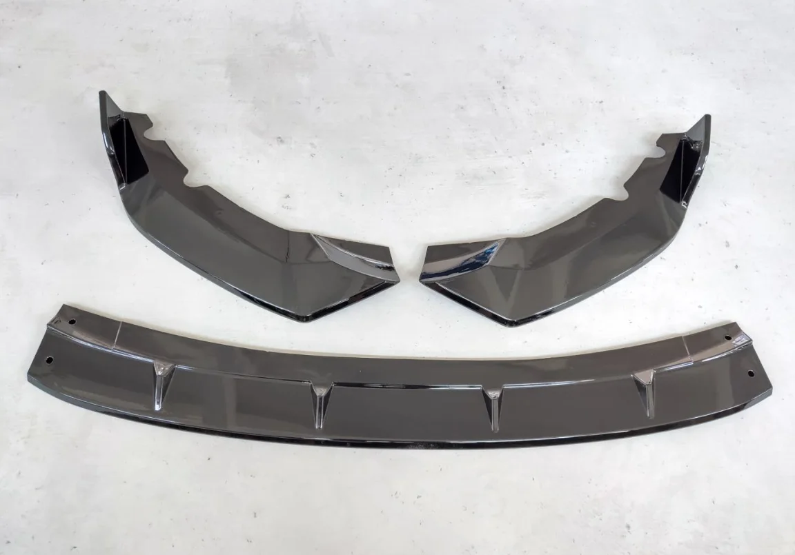 Спойлер для переднего бампера губа ДЛЯ BMW 1 серии F20 M Sport 2019 углеродное волокно