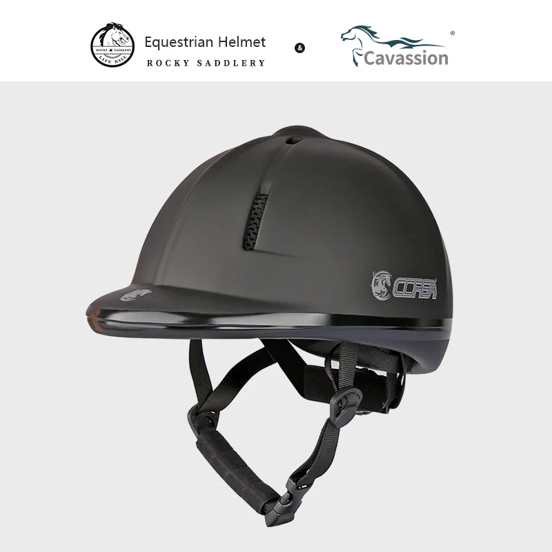 

Шлем для верховой езды для взрослых и детей, безопасная рыцарская шляпа, матовая Регулируемая впитывающая пот дышащая CE сертификация