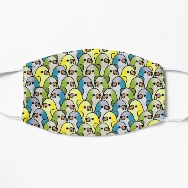 

Too Many Birds Quaker Squad Flat Printing Face Mask Reusable Health Cosplay Winter Sport Dustproof Accessories Haze Anti Dust