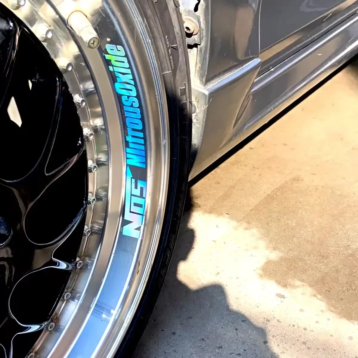 Лазерная Радужная Наклейка JDM Для Электромобилей Мотоциклов Скутеров - Украшение