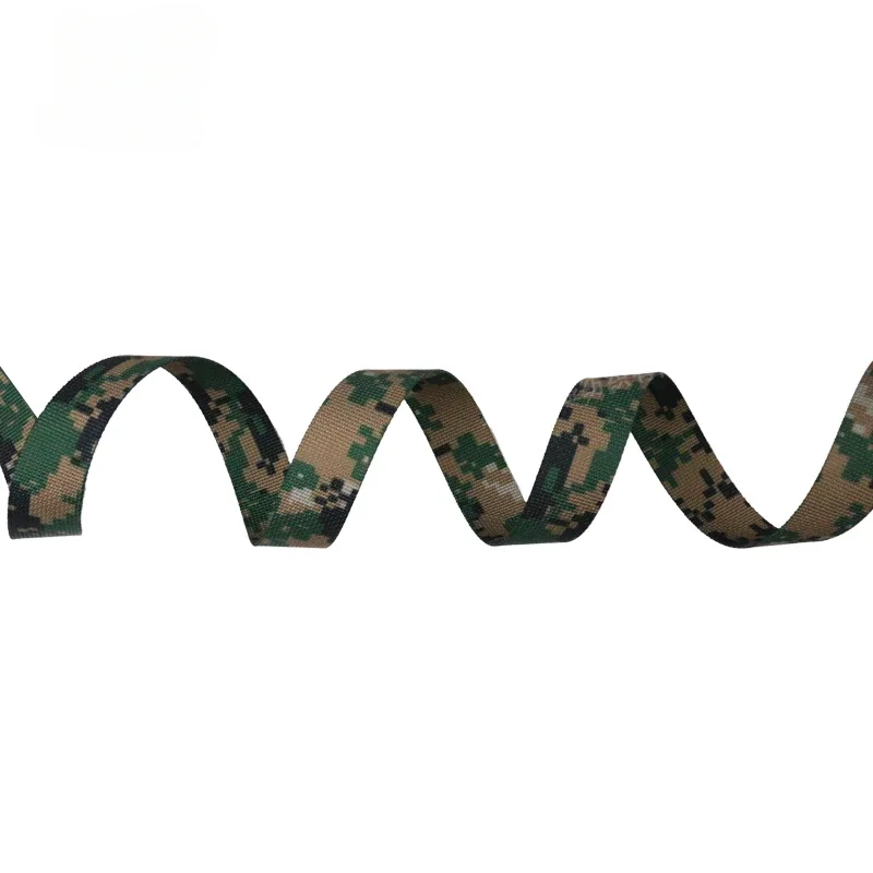 Тактическая стропа MARPAT шириной 2,5 см с американским цифровым камуфляжем, высокопрочная и износостойкая, для тактических жилетов и аксессуаров MOLLE (art.: 3920dbb11690a) - 3920dbb11690a