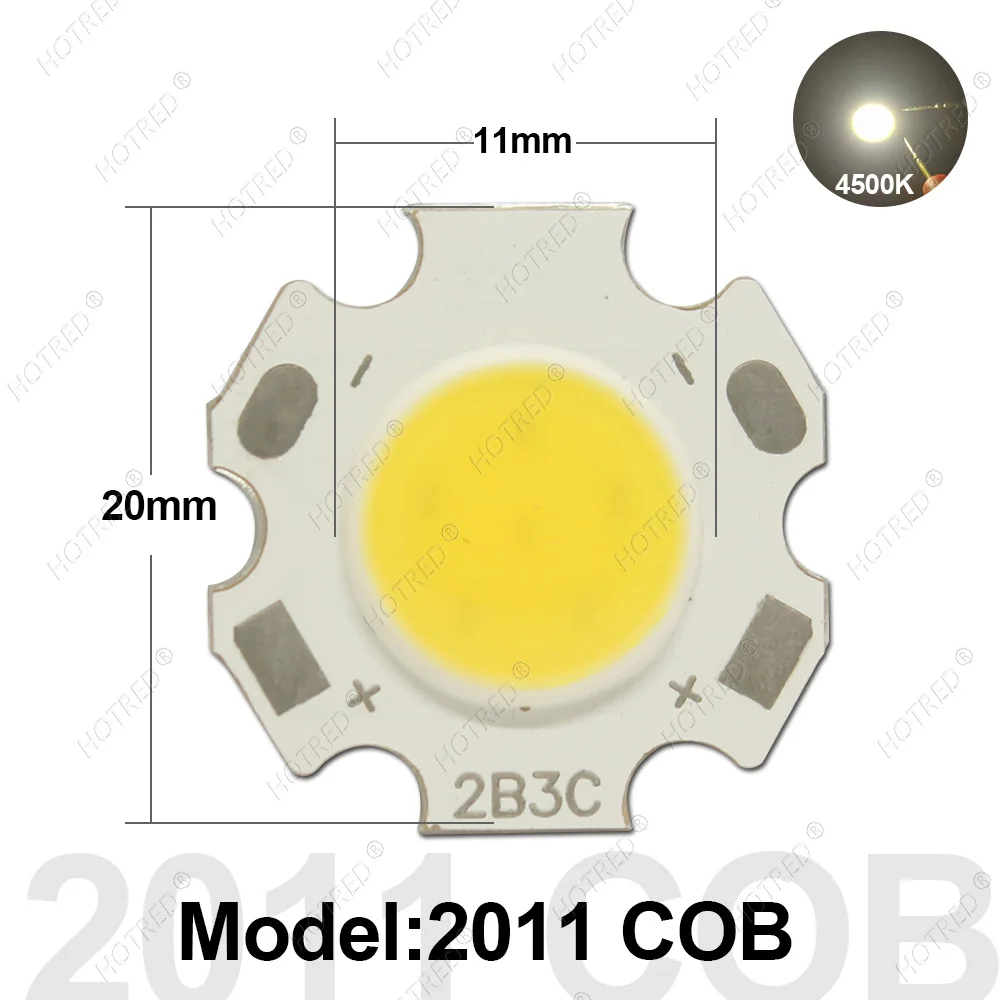 

10 шт. COB светодиоды 3-12 Вт, 13/20/28 мм, холодный/теплый белый, HotRed 1313 2020 2820mm