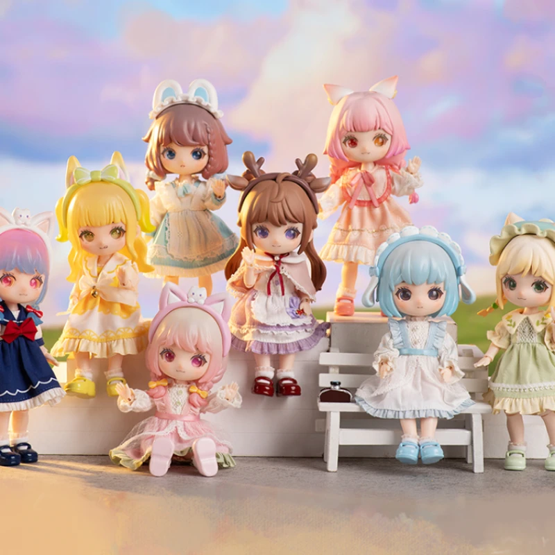 

Official Authentic SIMONTOYS Lilo Lolo Summer Island Series Bjd Tide Play Blind Box Handpiece Cute Girls Anime Figure Model Gift