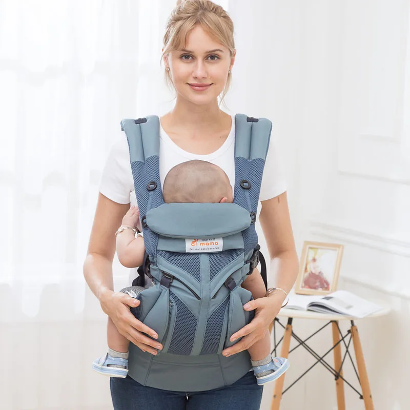 

Ego Baby Carrier Omni Breeze All Carry Positions Sling with Cool Air Mesh Cotton four seasons for mother father parents 360